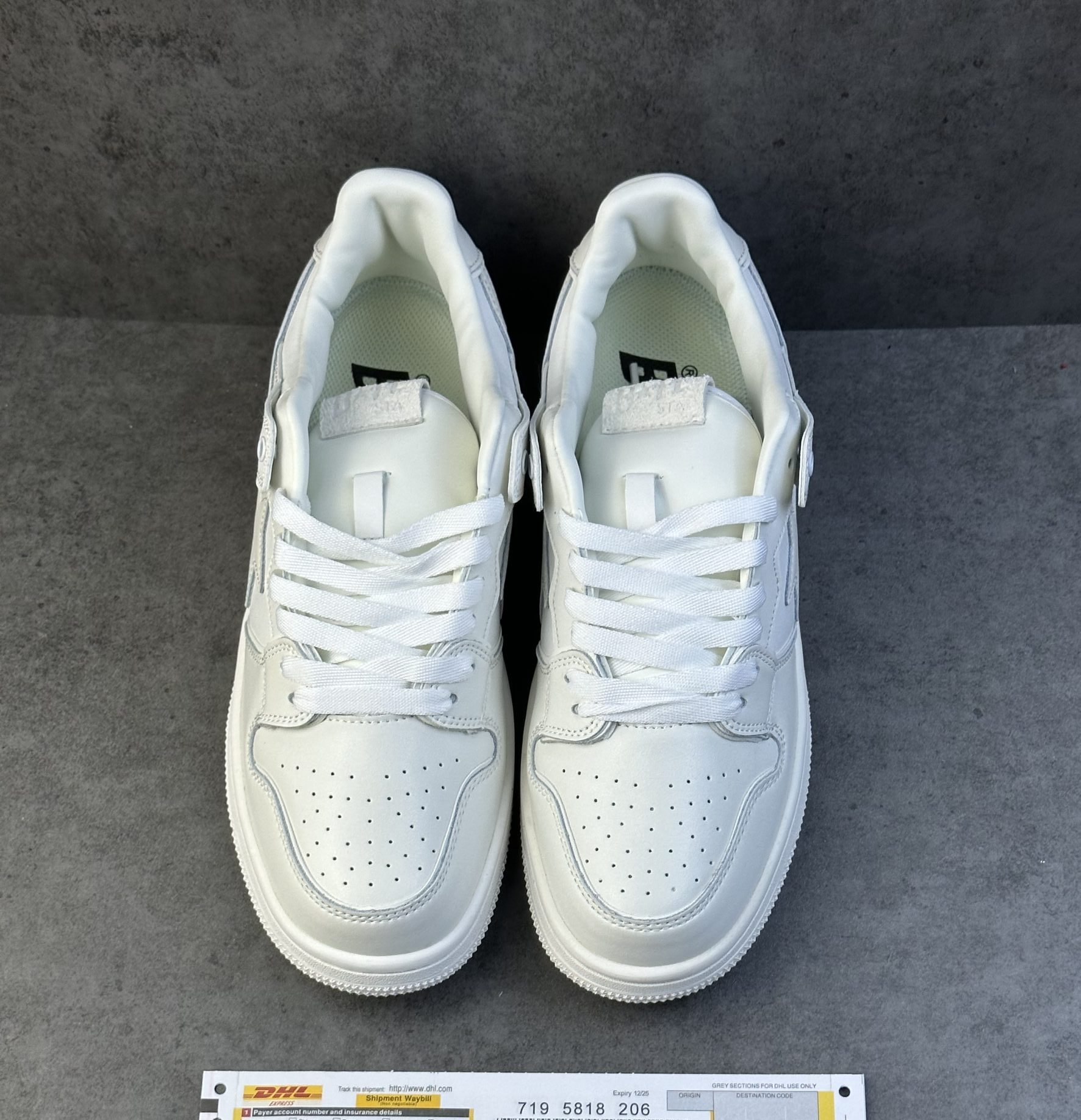 A Bathing Ape Bape SK8 Sta Triple White