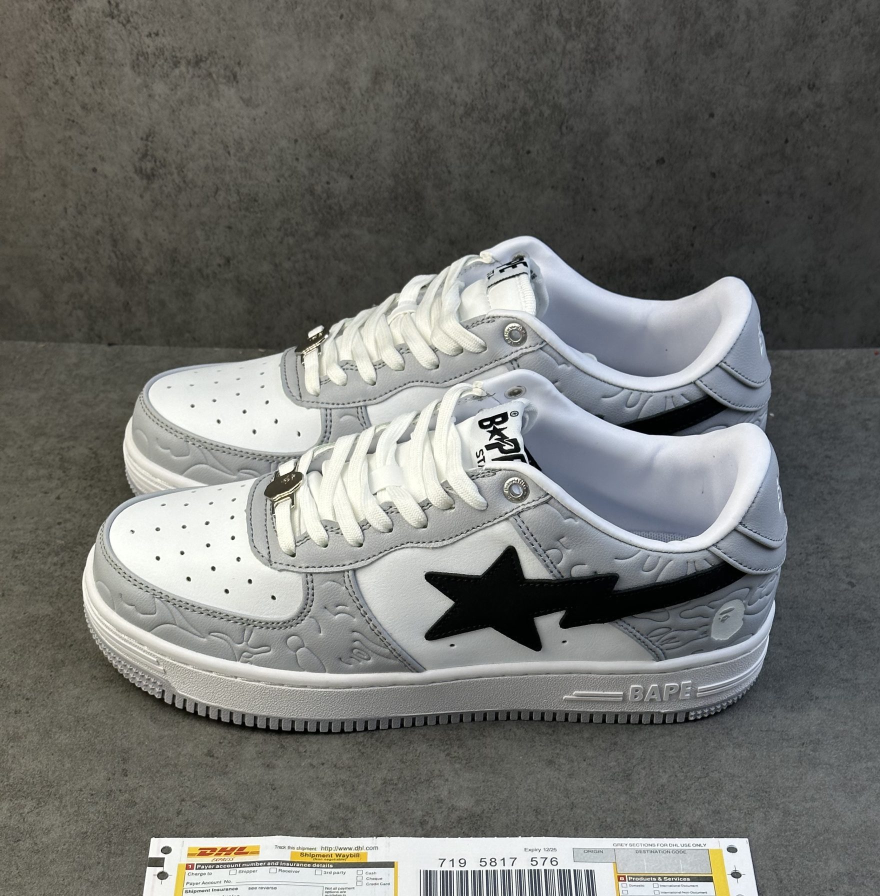 A Bathing Ape Bape Sta Low Grey Black