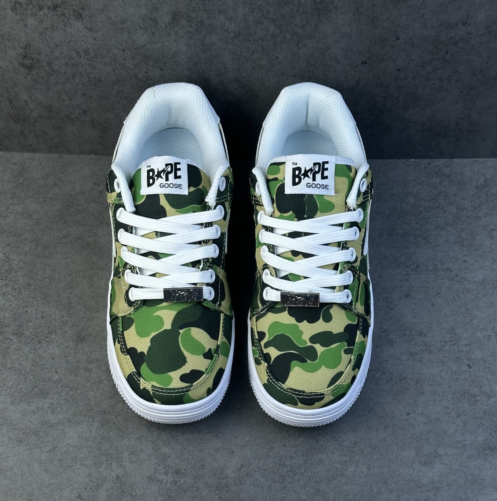 A Bathing Ape Bape Sta Low ABC Camo 20th Anniversary Green