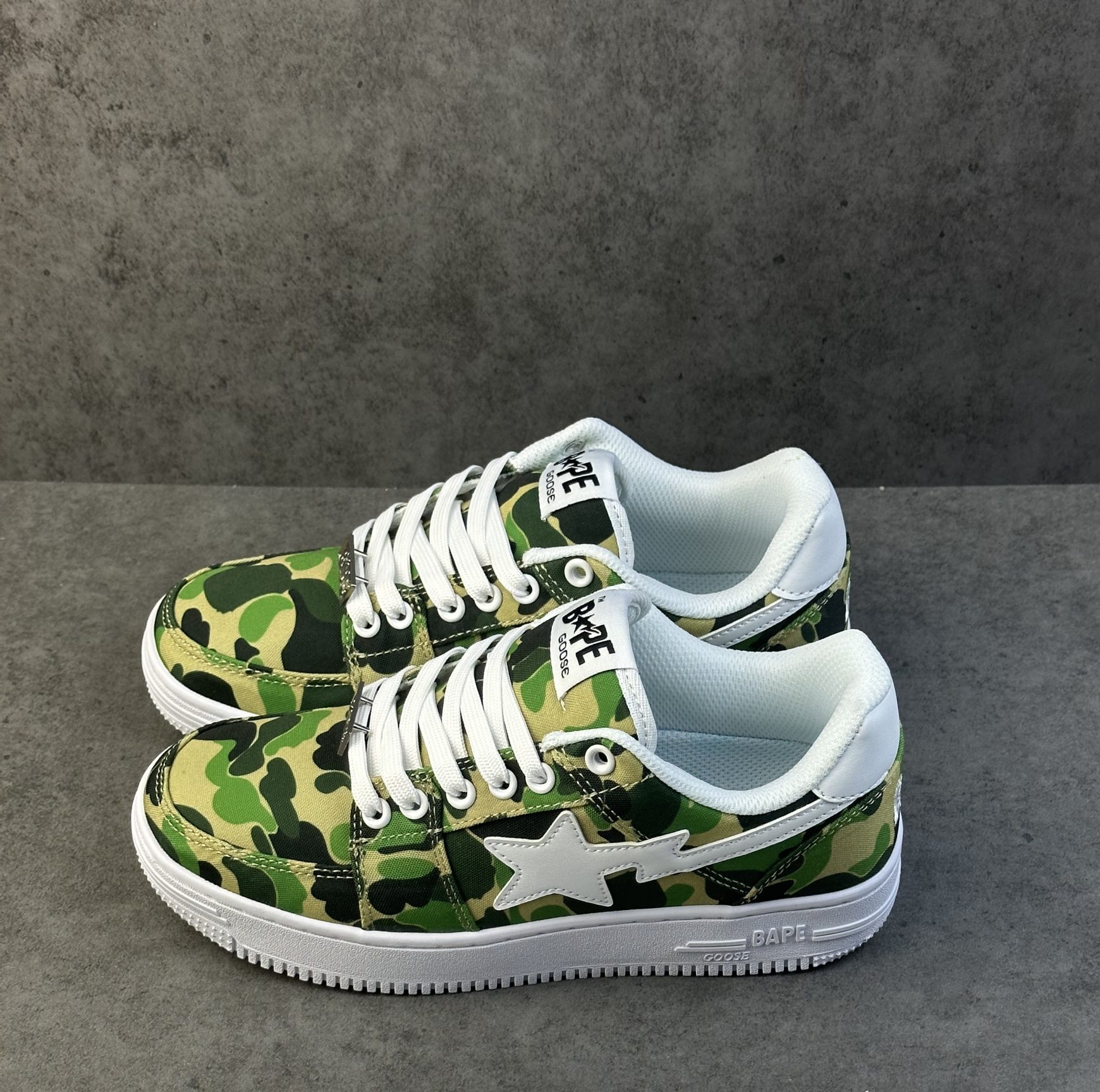 A Bathing Ape Bape Sta Low ABC Camo 20th Anniversary Green