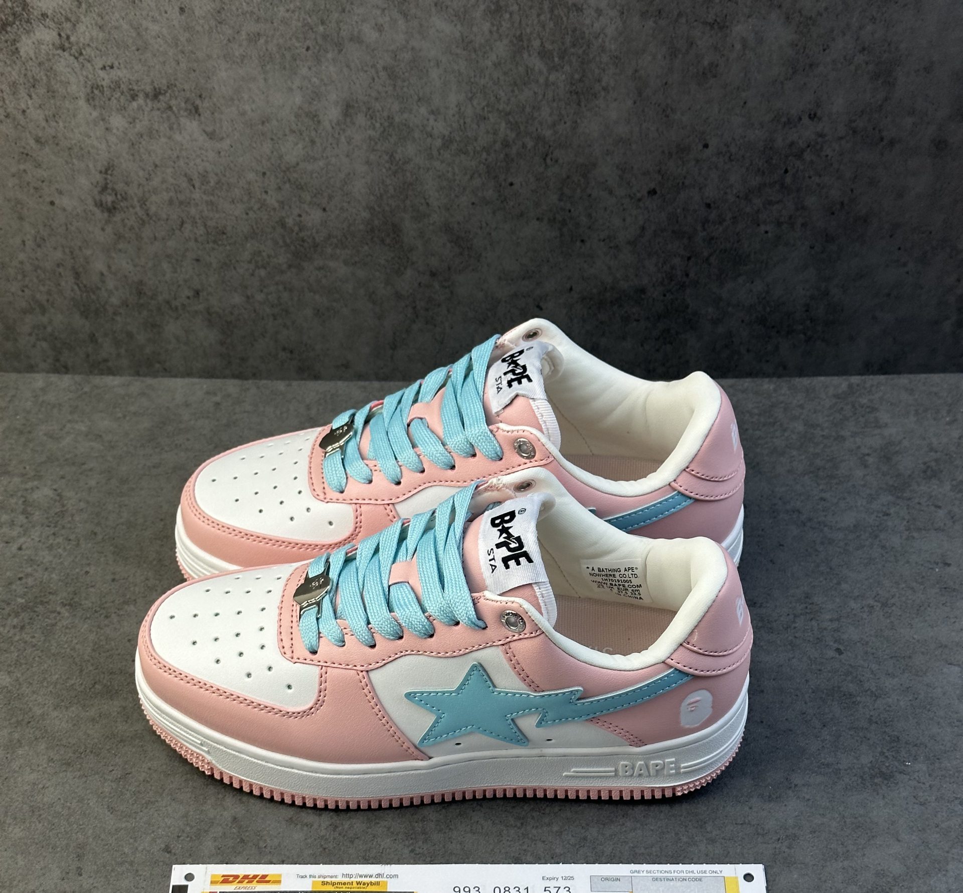 A Bathing Ape Bape Sta Pastel Pink