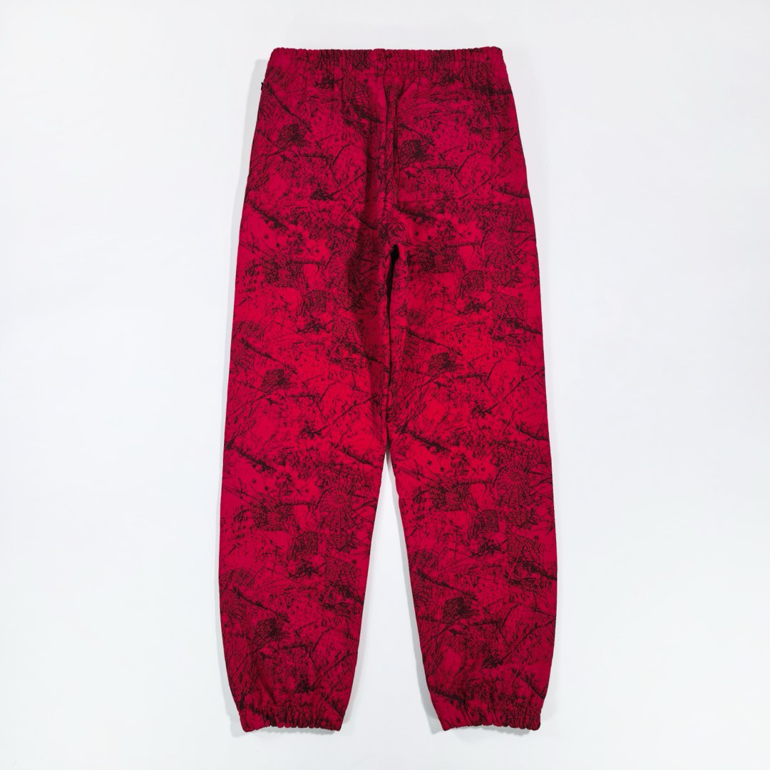 Sp5der OG Tree Camo Sweatpant Red