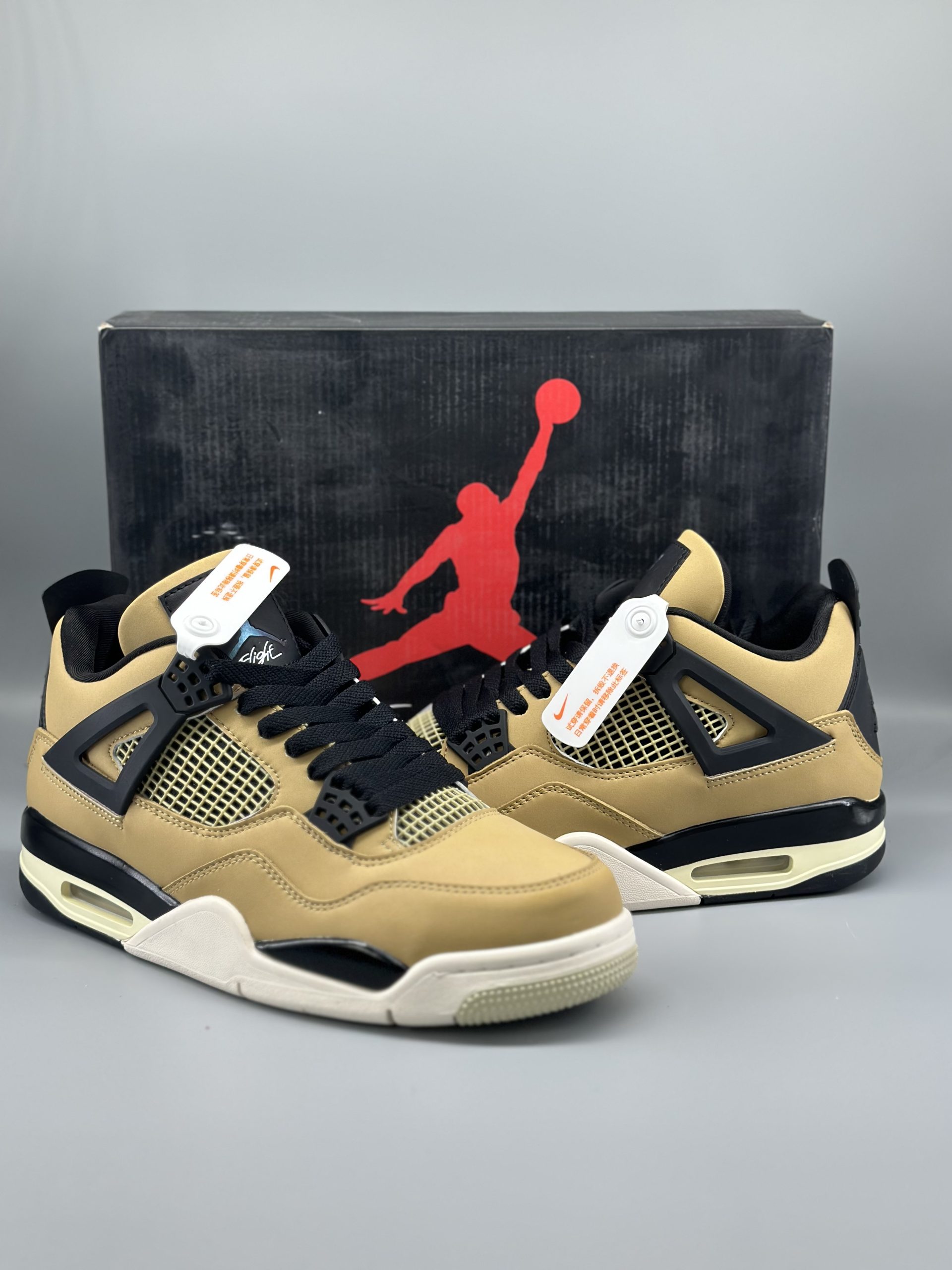 Jordan 4 Retro Mushroom
