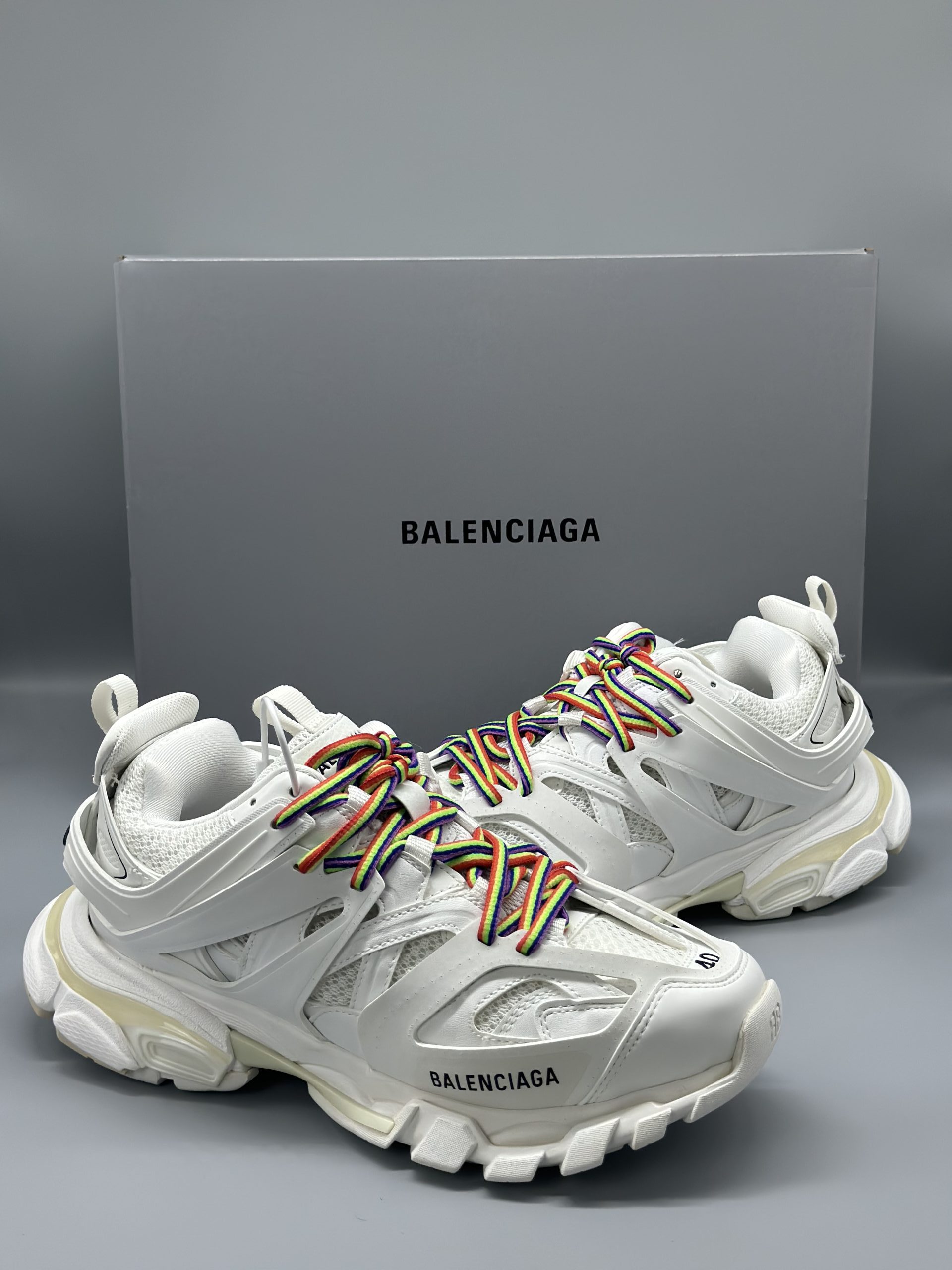 Balenciaga Track Puttee trainers White