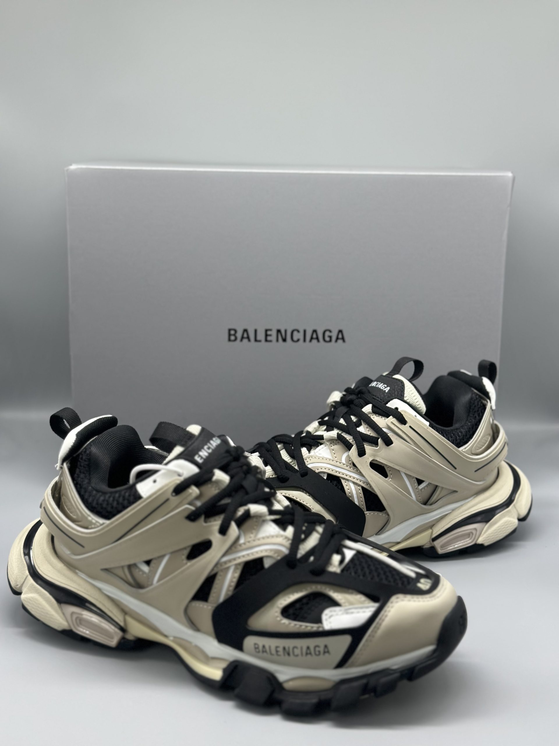 Balenciaga Track Brownish Black