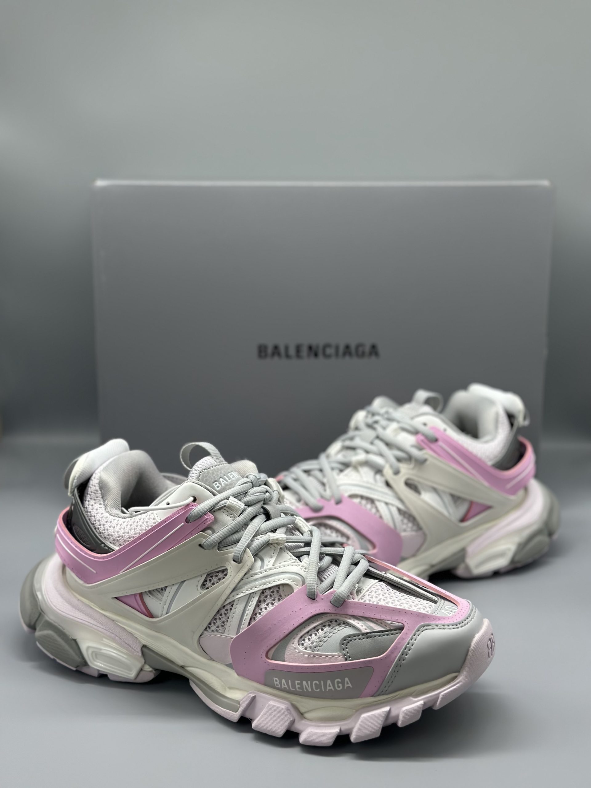 Balenciaga Track Trainer Pinkish Gray