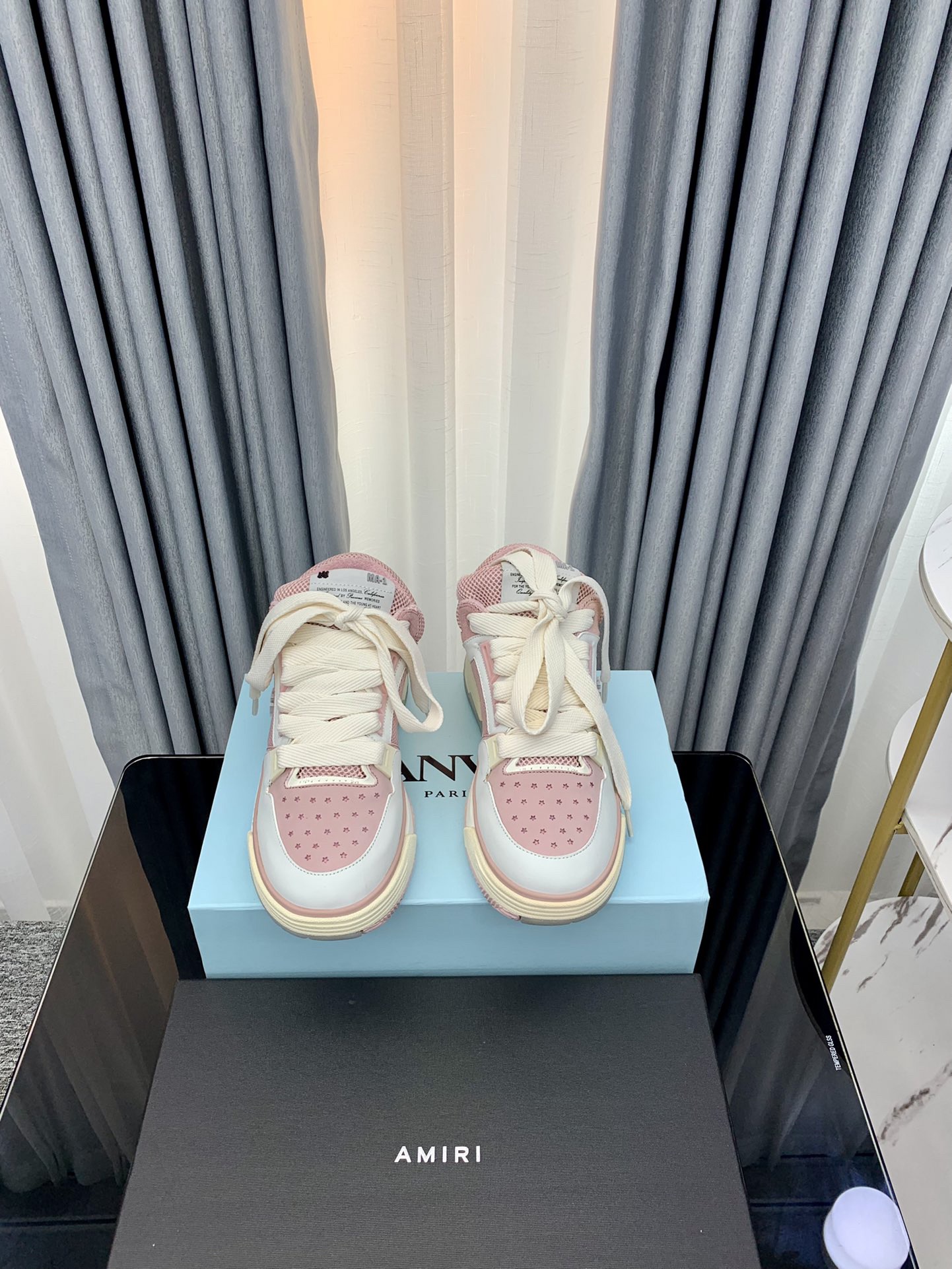 Amiri MA-1 Low White-Pink