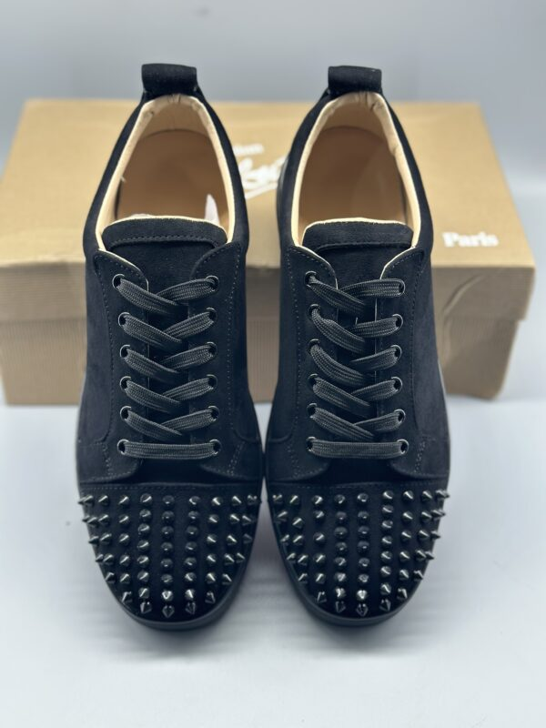 Christian Louboutin Louis Junior Spikes Black