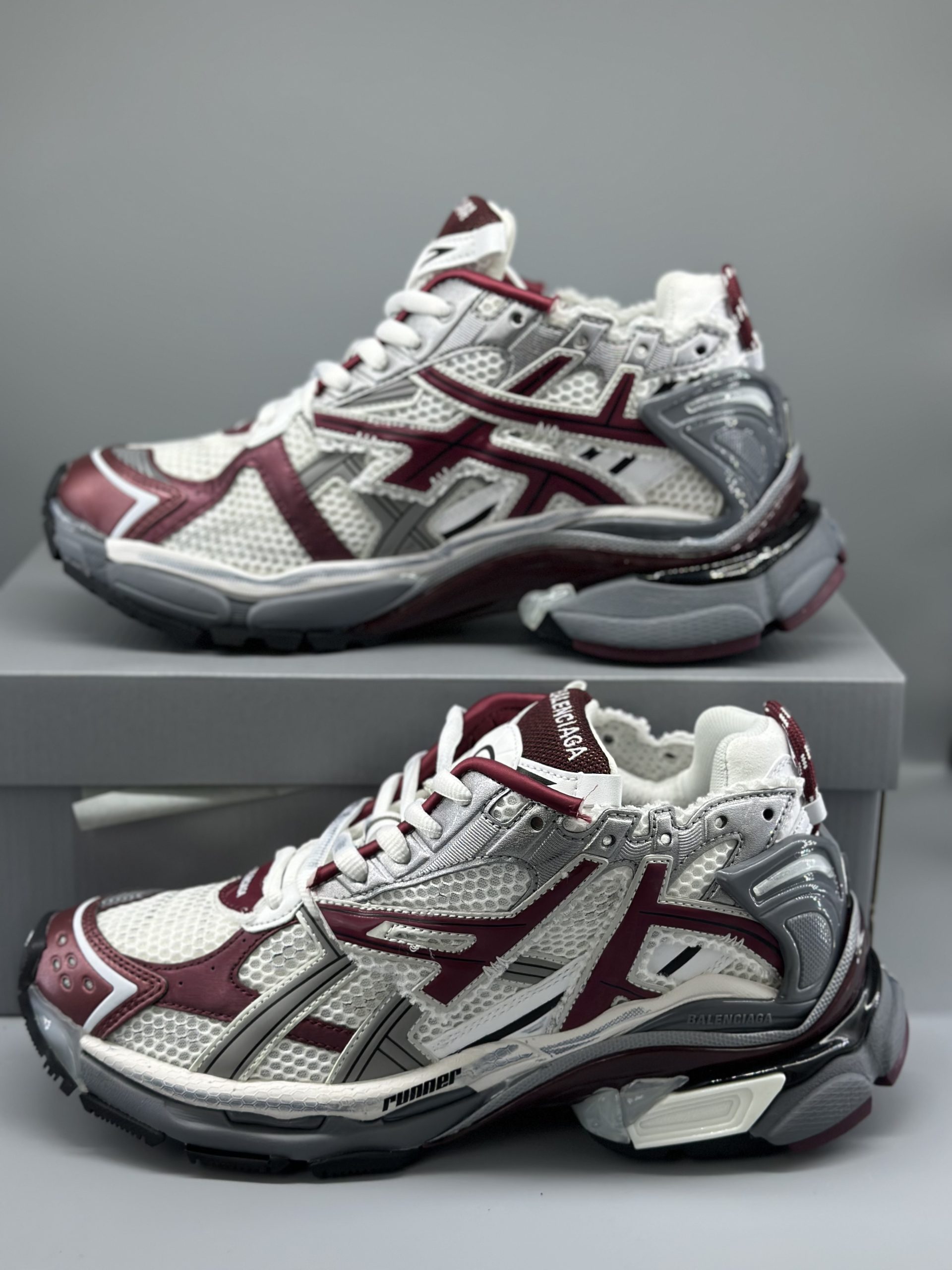 Balenciaga Runner Burgundy 677403W3RB39069