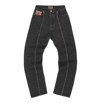 Corteiz C-Star Stitch-Down Denim Suit Black