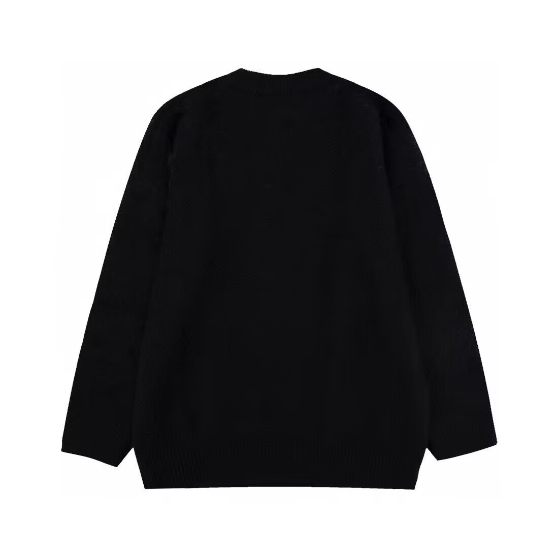 Saint Laurent 90S Sweater In Mohair Black White