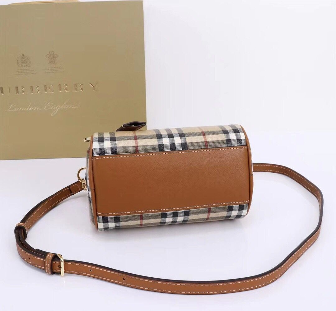 Burberry Check Bowling Mini Bag