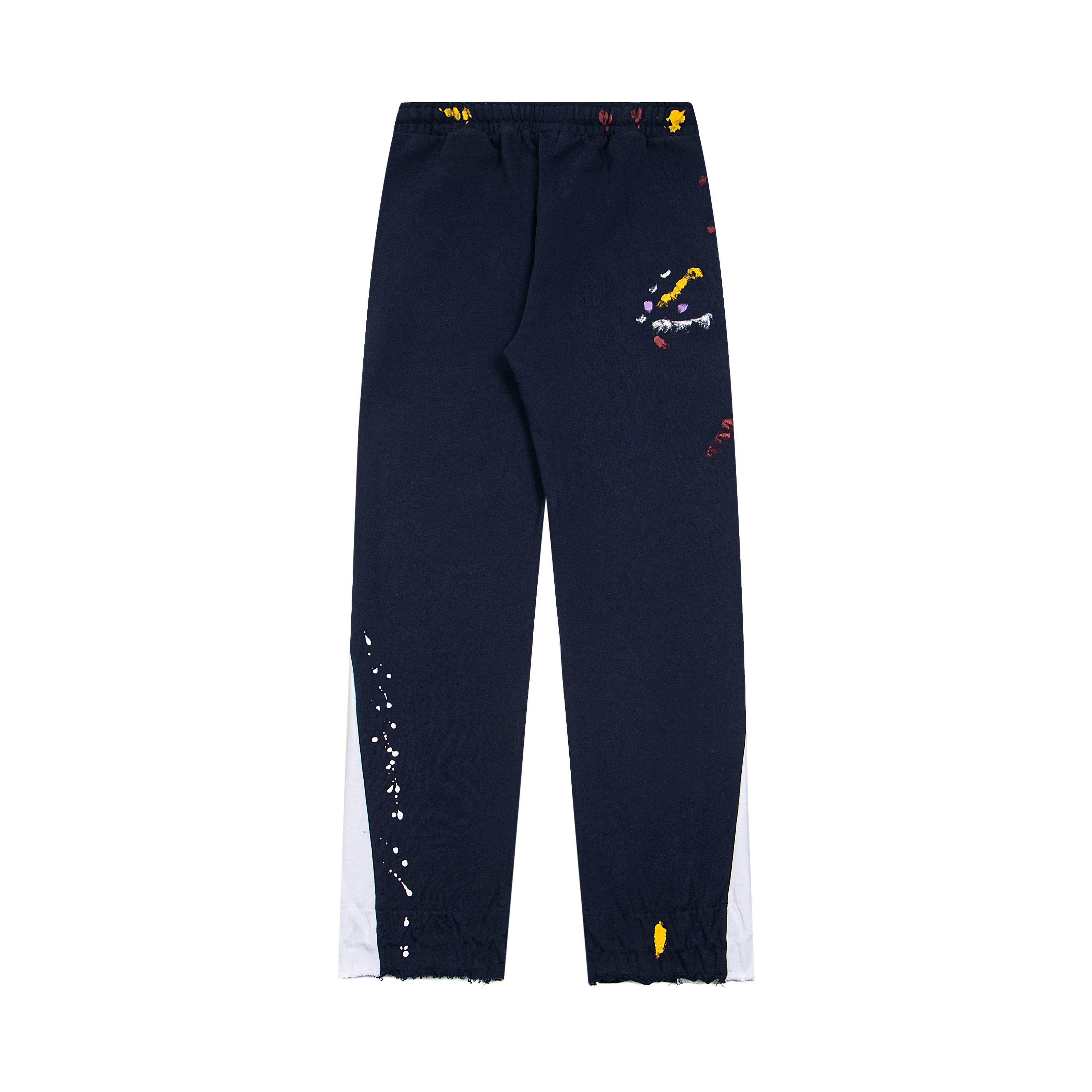 Gallery Dept. Splash Ink Spliced Sweatpants Navy Blue G461#