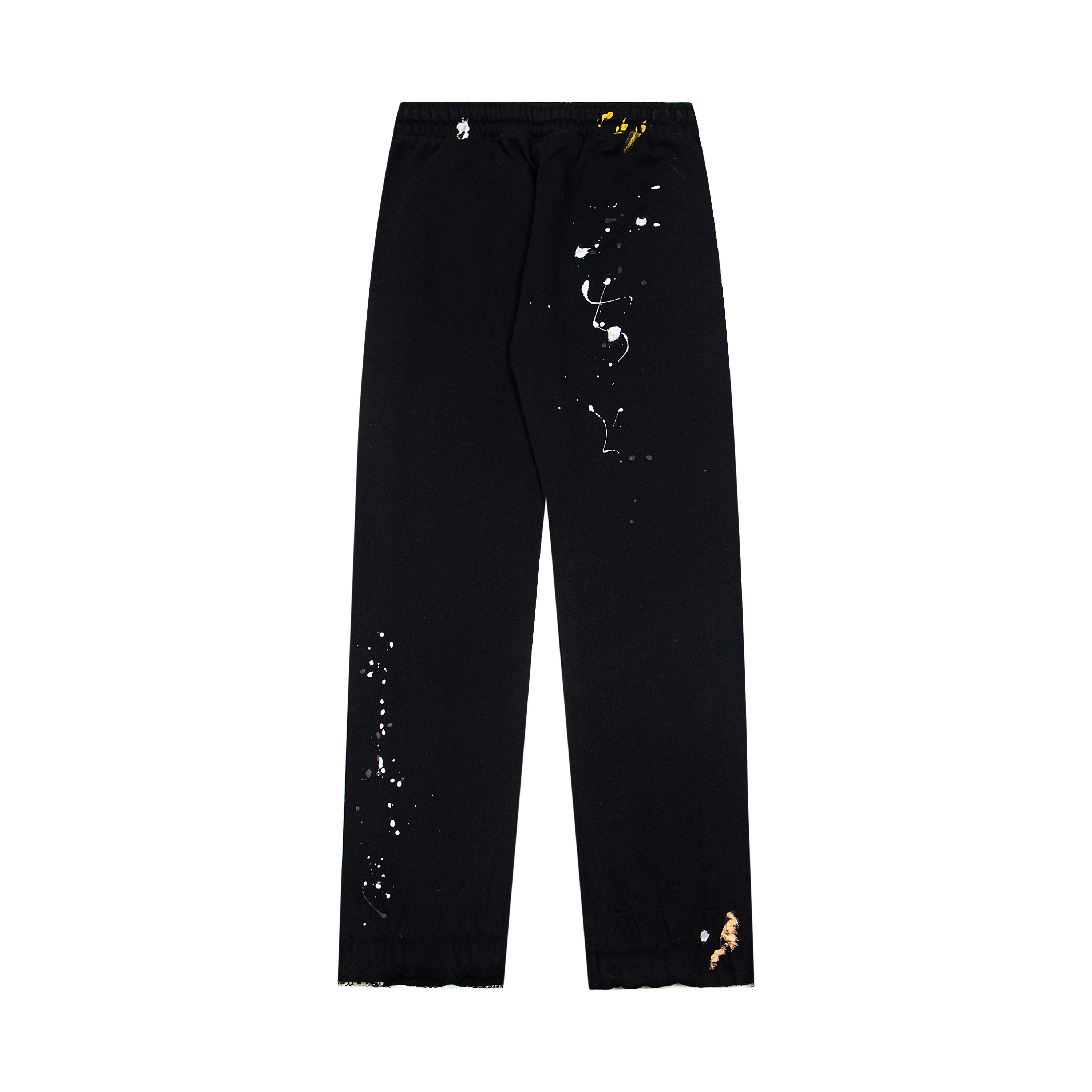 Gallery Dept. Splash Ink Spliced Sweatpants Black G460#