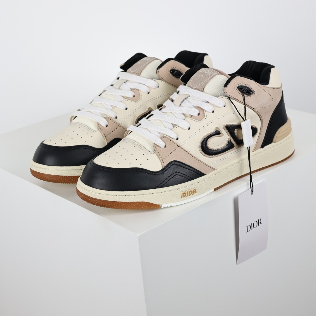 Dior B57 Mid Dior Oblique Cream Black 3SH141ZXT H169