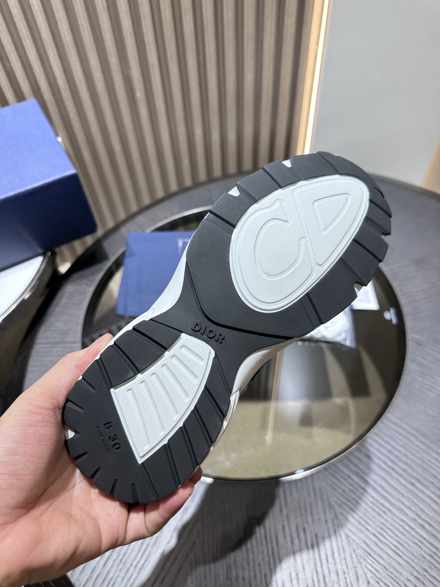 Dior B30 Blue Mesh White Technical Fabric 3SN279ZRD-H065