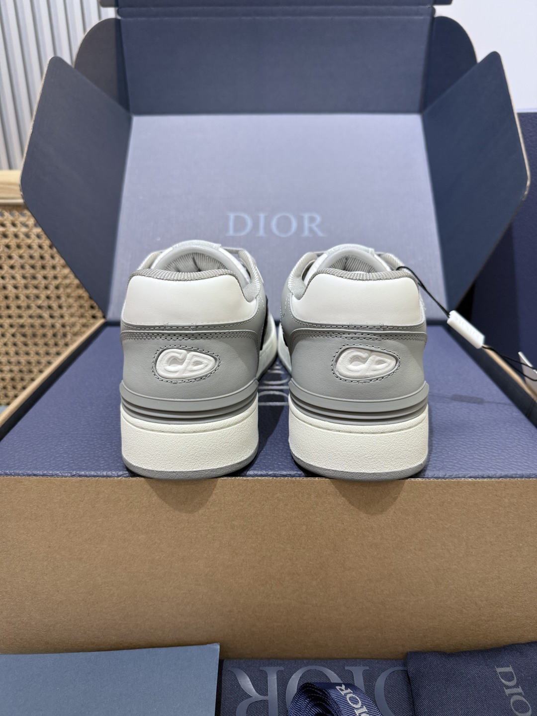 Dior B57 Low Dior Oblique Grey White 3SN318ZXU H860