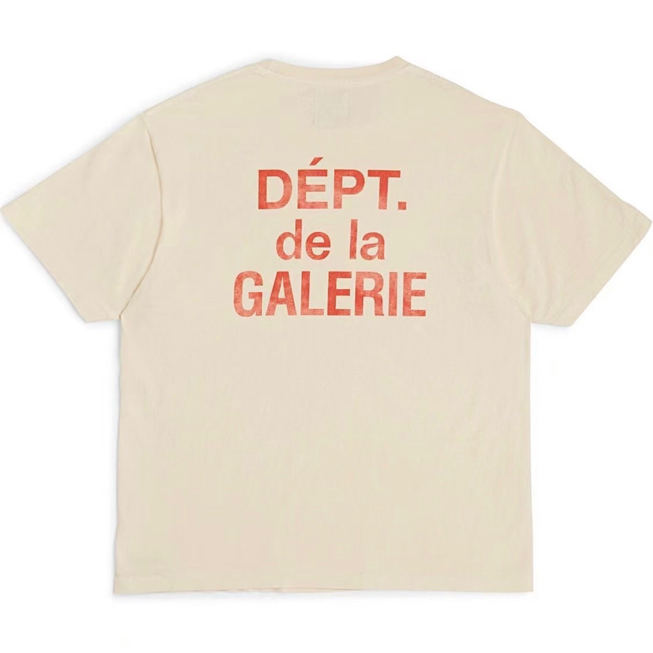 Gallery Dept. French T-shirt Cream/Orange FT-1030