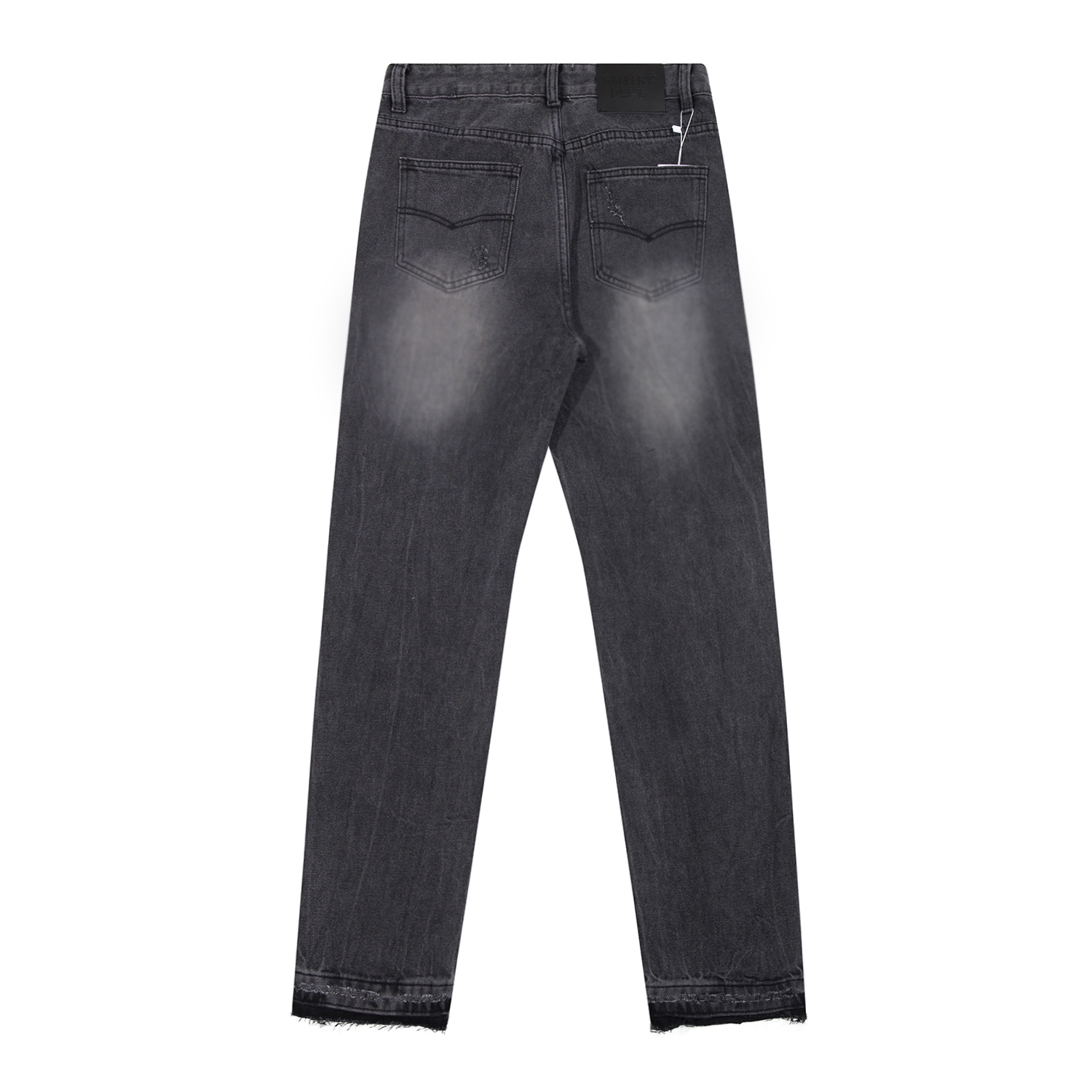 Gallery Dept. Basic Washed Straight Leg Jeans Black YC00115