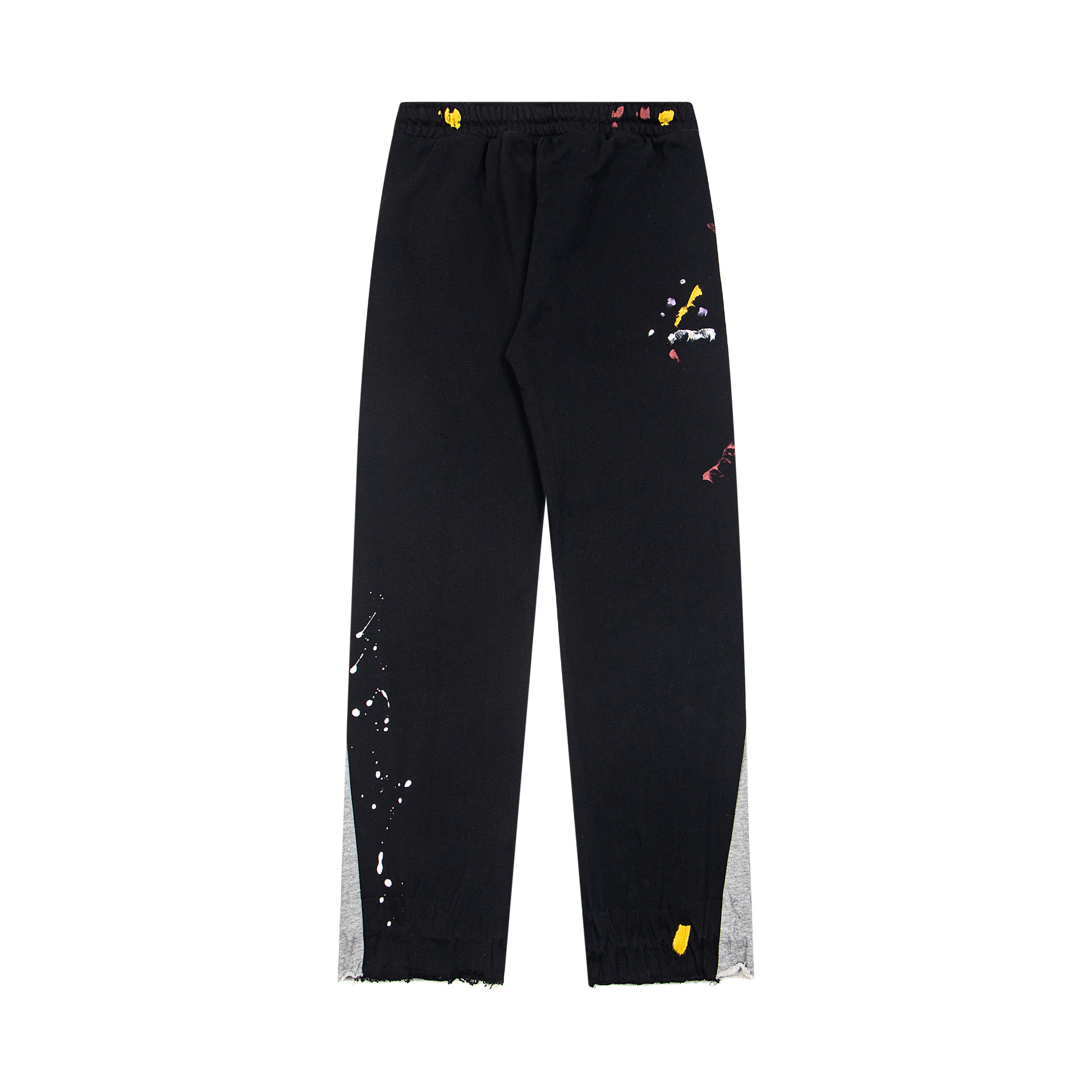 Gallery Dept. Splash Ink Spliced Sweatpants Black G461#