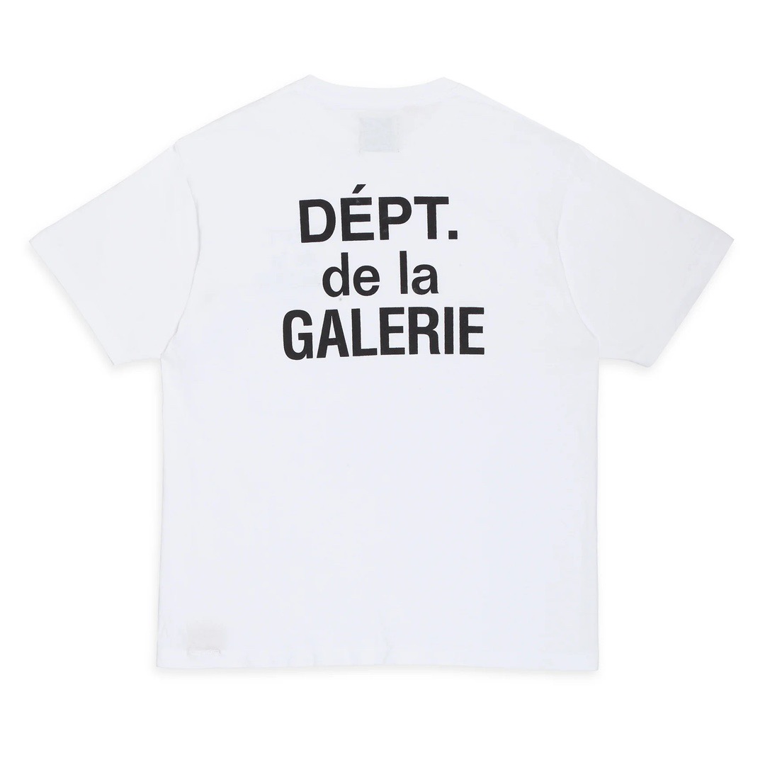 Gallery Dept. French T-shirt White/Black FT-1030