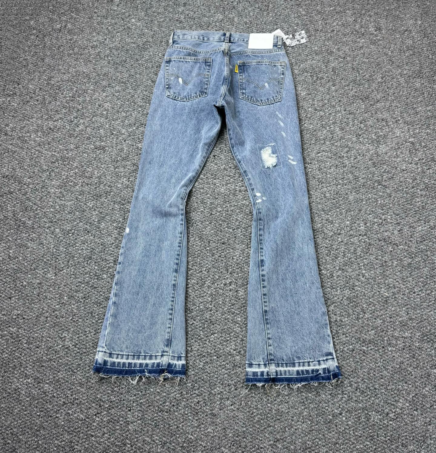 Gallery Dept. Denim Ripped Messy Line Connection Jeans H797