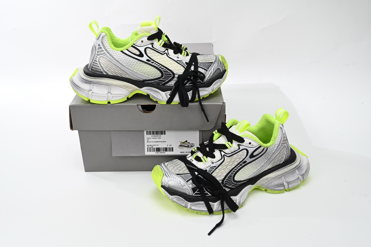 Balenciaga 3XL Black And White Green 734734 W3XL6 9031