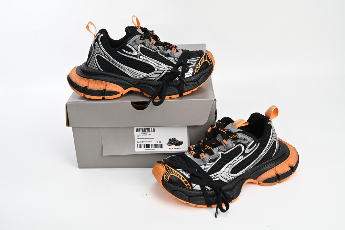 Balenciaga 3XL Black Orange 734731 W3XL3 1178