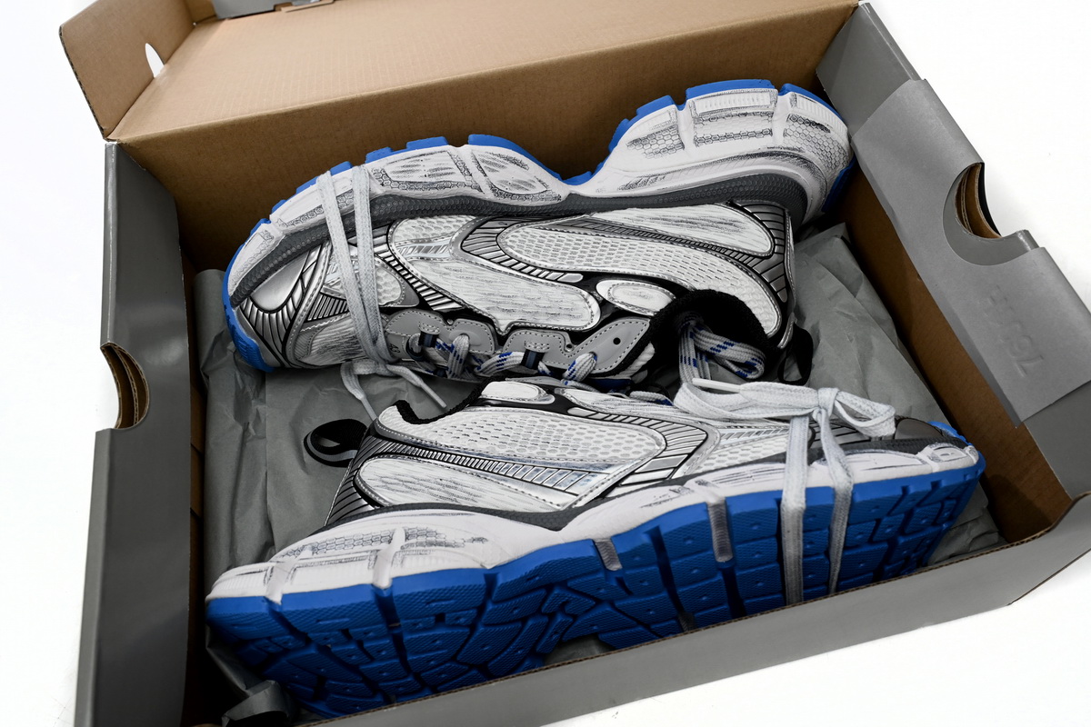 Balenciaga 3XL Black and White Blue 734734W3RB7 0226