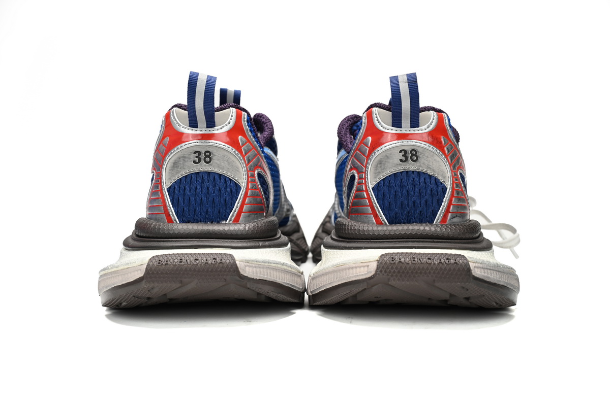 Balenciaga 3XL Silver Red and Blue 542229 W1RB5 0513