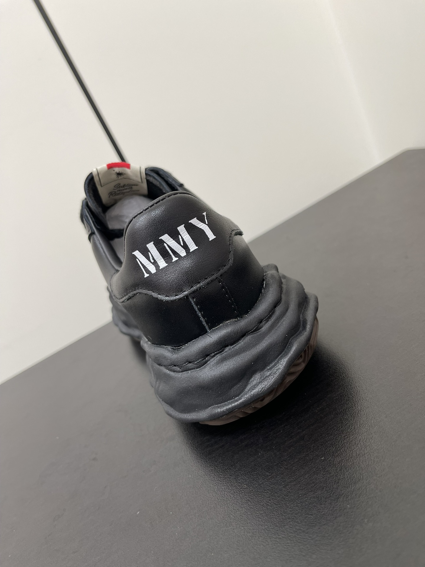 Maison Mihara Yasuhiro Blakey OG Sole Leather Low Black A06FW702-BLK