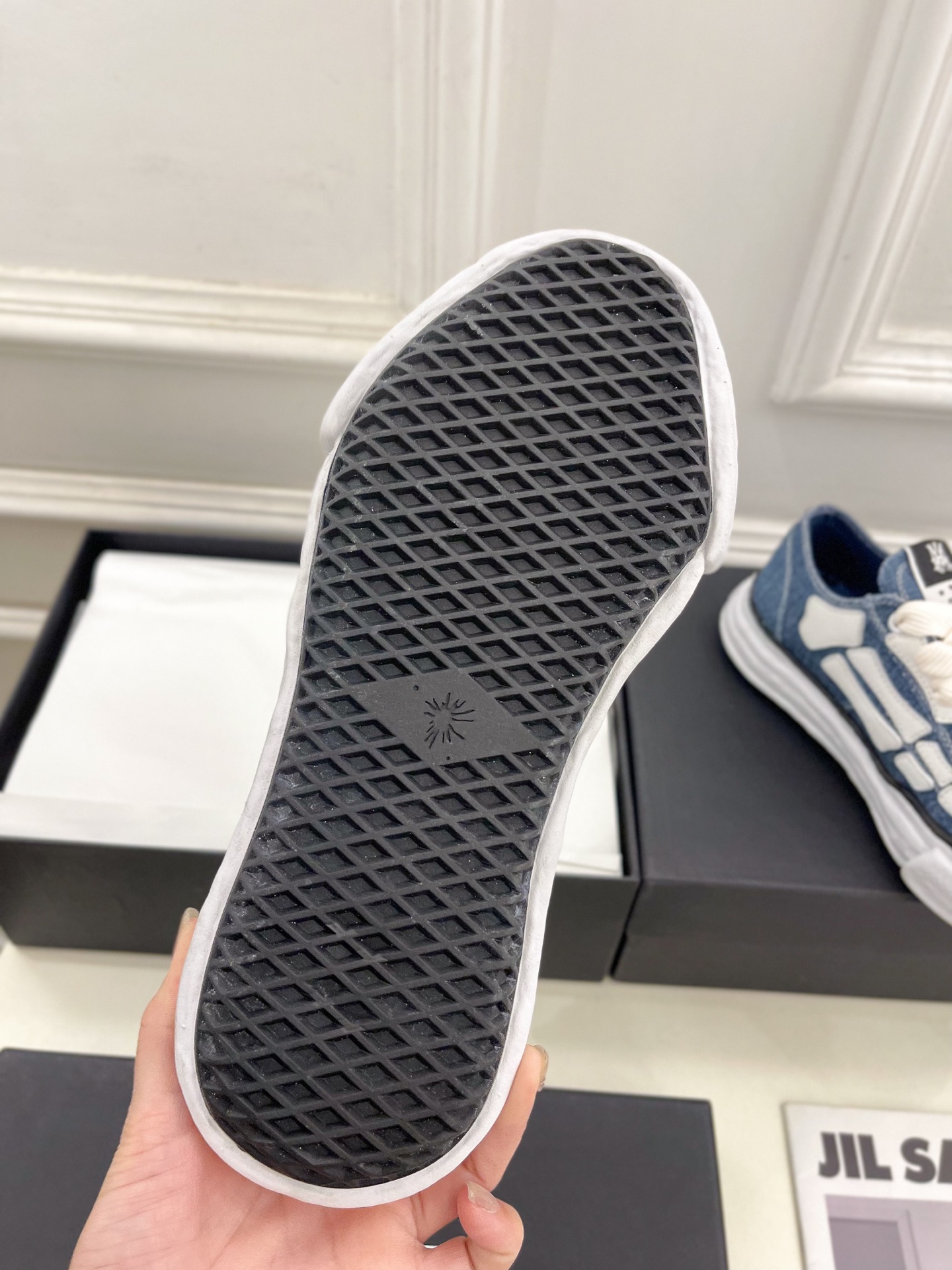 AMIRI MMY Bones x Maison MIHARA YASUHIRO Denim Blue AMFOSR1076-001