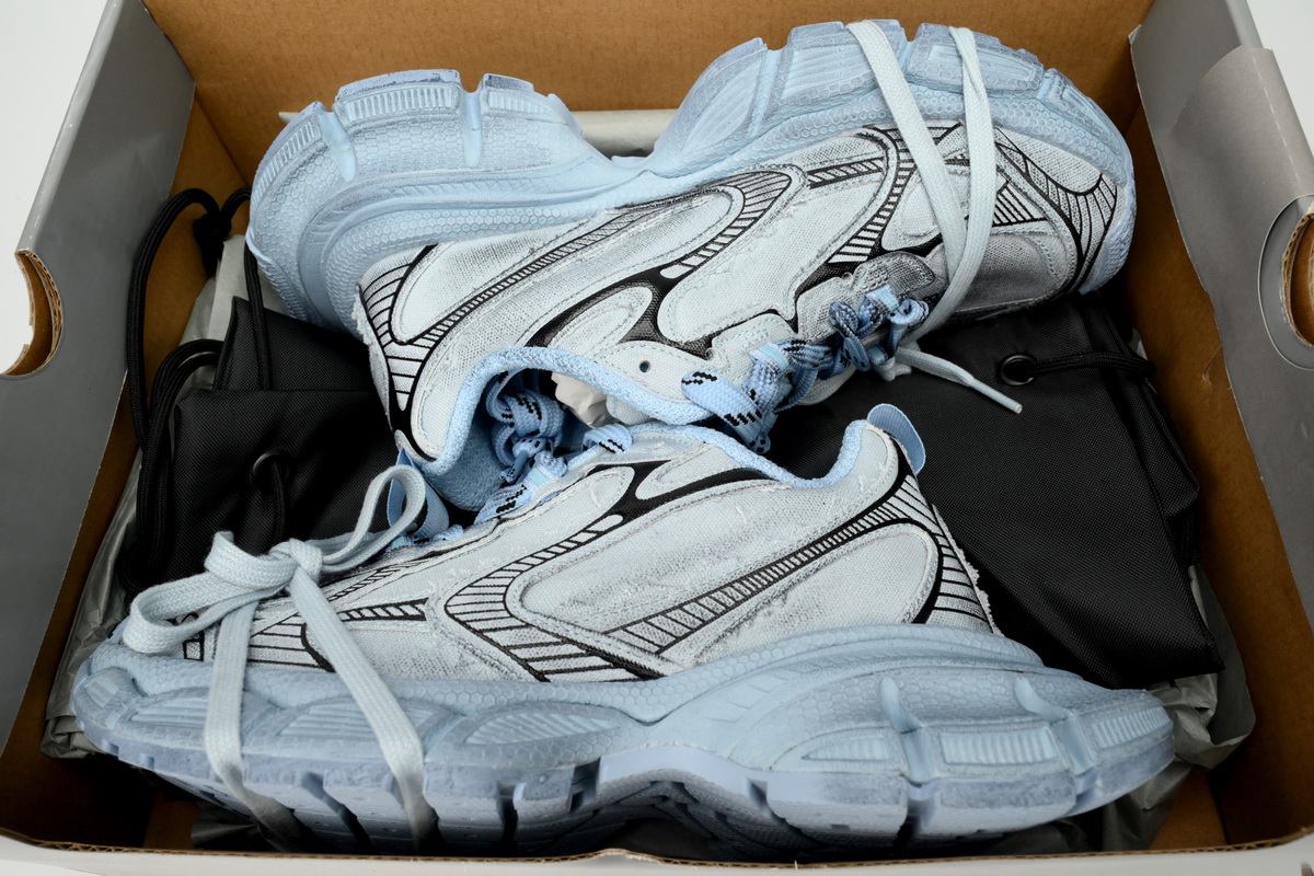 Balenciaga 3XL Black Light Black Blue 734731 W3XL5 0521