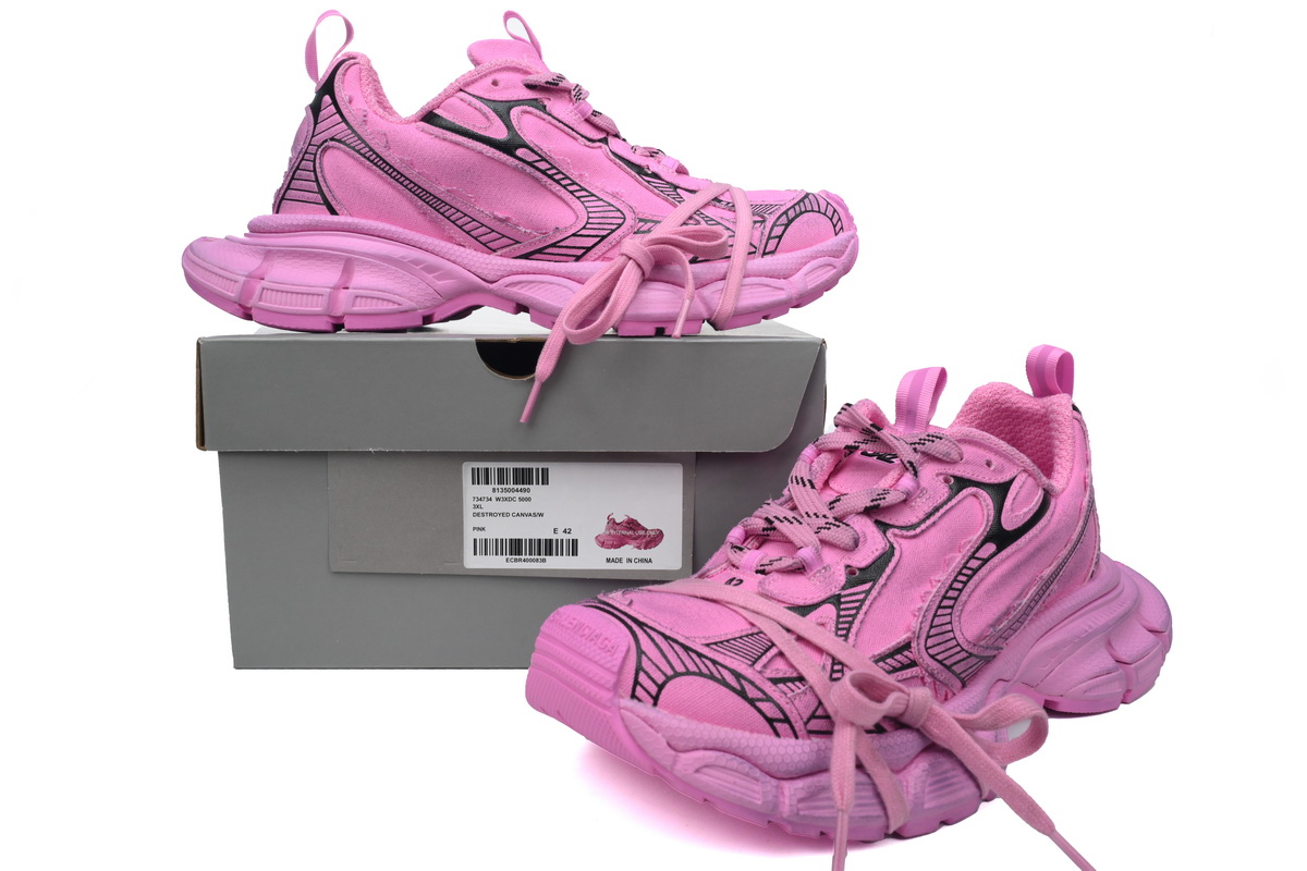 Balenciaga 3XL Canvas Pink 734731 W3XDC 5000