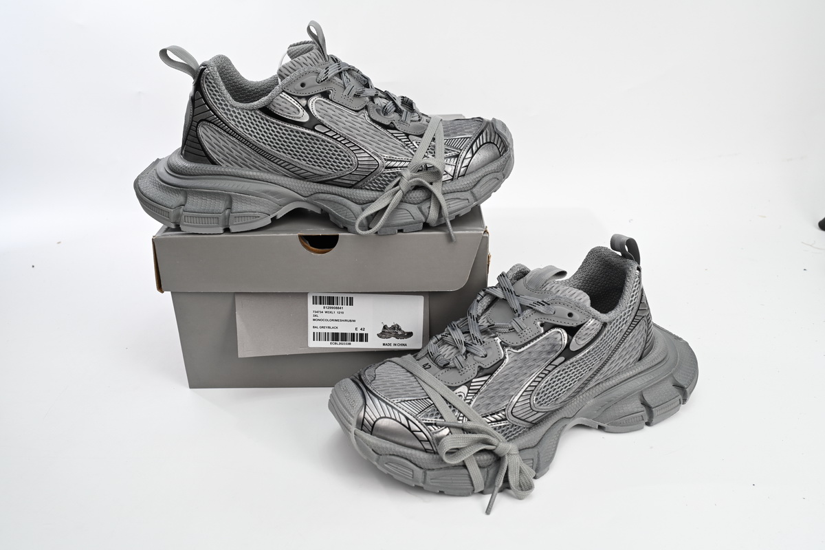 Balenciaga 3XL Silver Grey 542229 W1RB5 1210