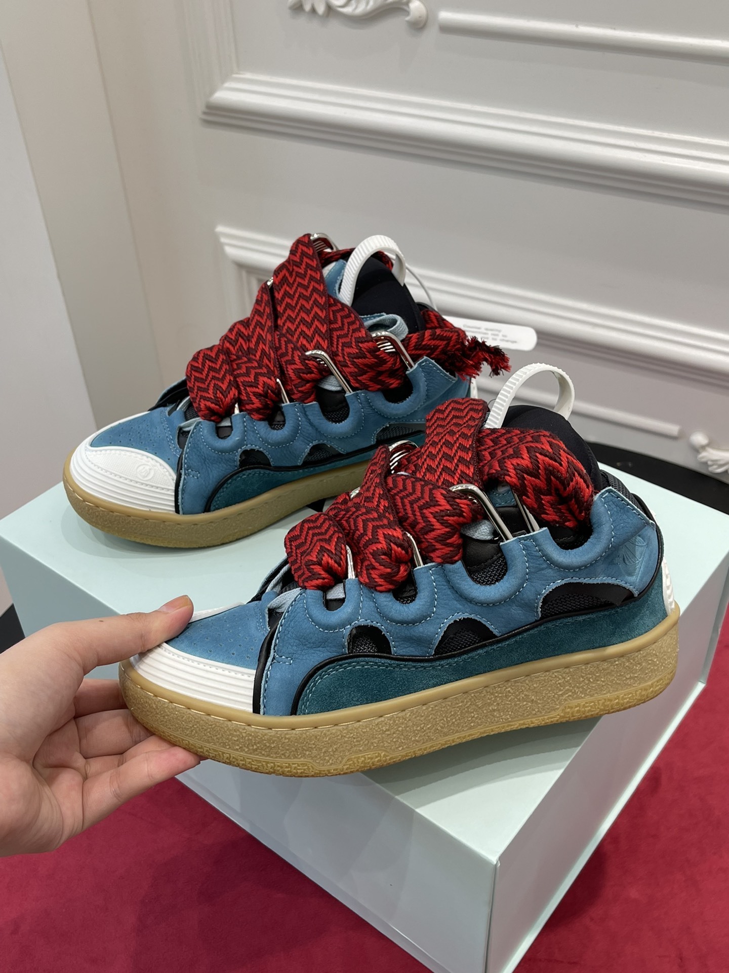 Lanvin Curb Sneakers ‘Ink Blue’