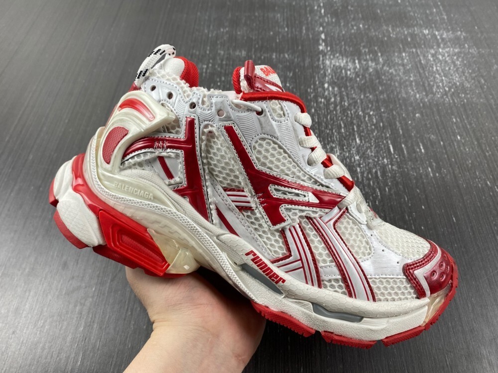 Balenciaga Runner sneaker white red