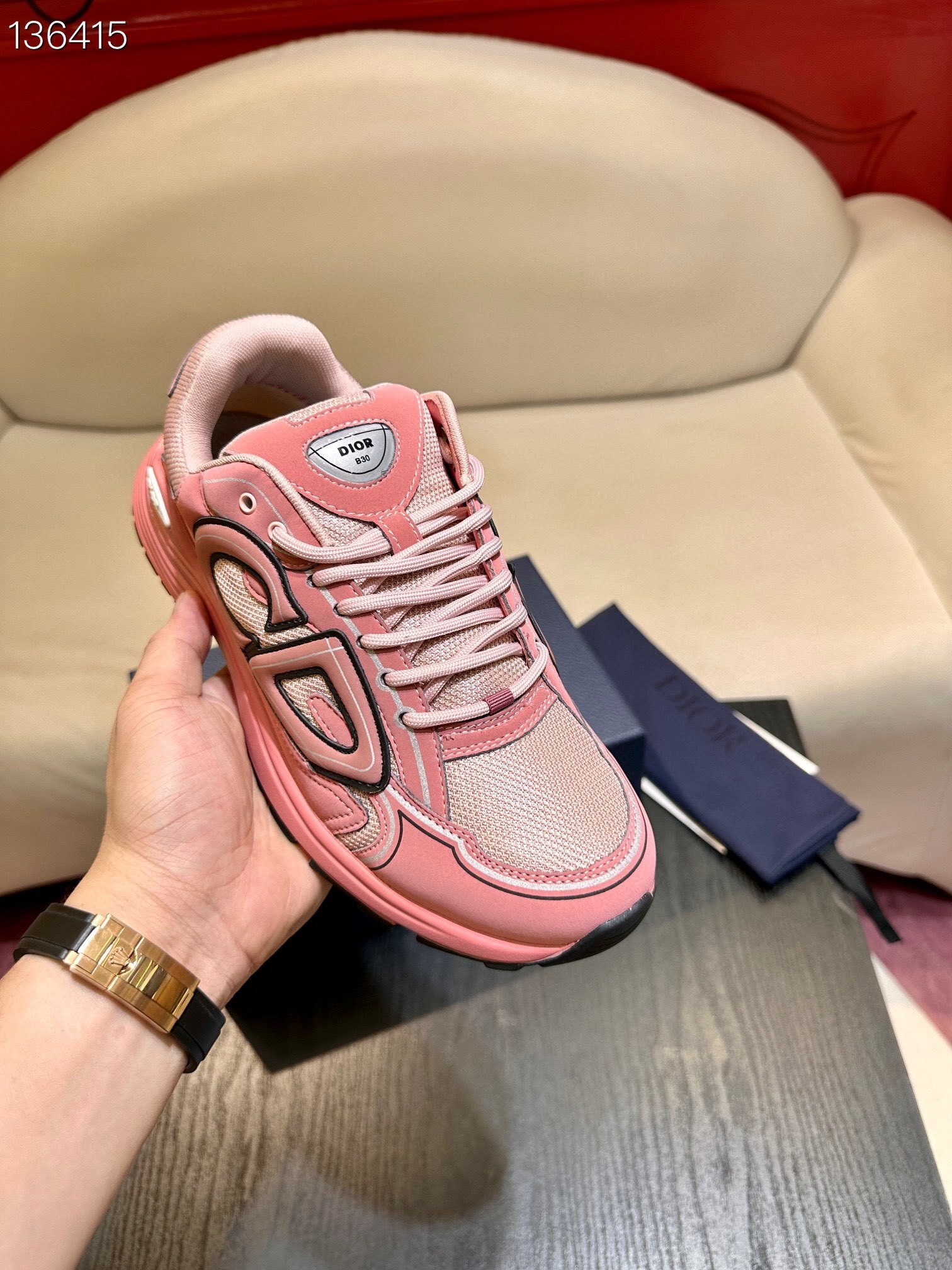 Dior B30 Pink Mesh