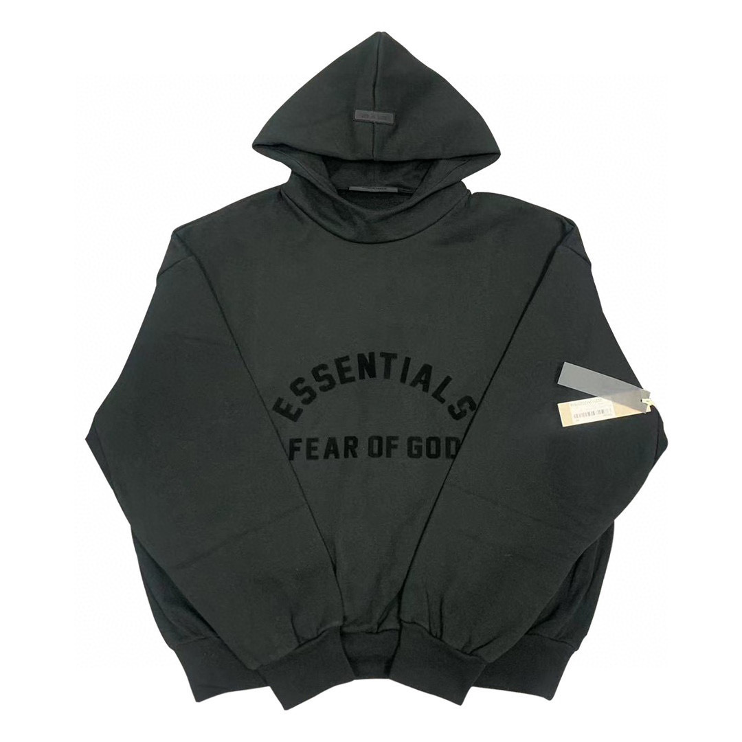 FEAR OF GOD ESSENTIALS JET BLACK TRACKSUIT