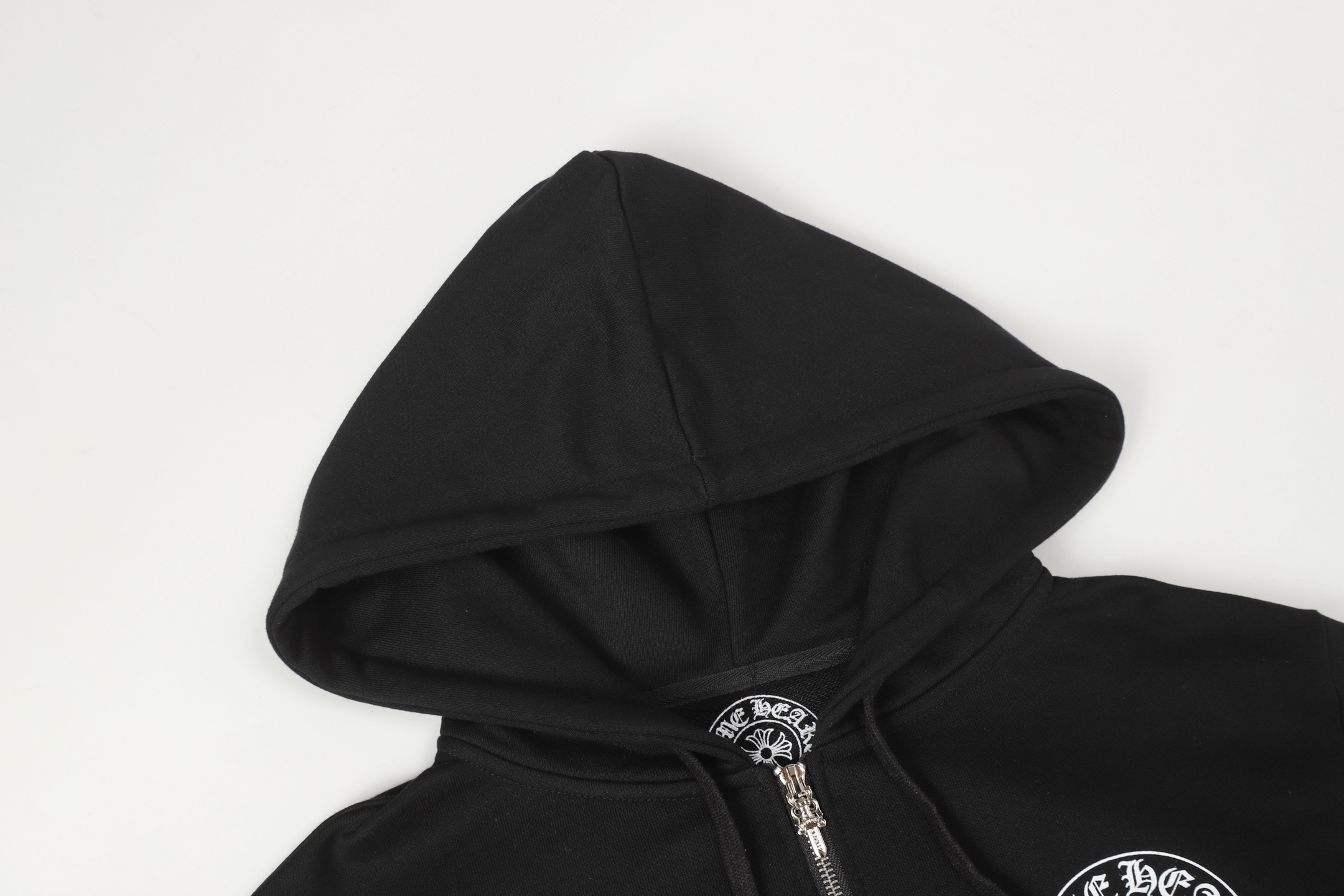 Chrome Heart black Zip Up Hoodie